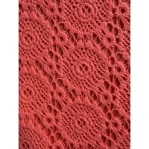 Lilly Pulitzer Lamora Pucker Pink‎ Breakers Lined Size Medium Lace Tunic Dress - Picture 13 of 16